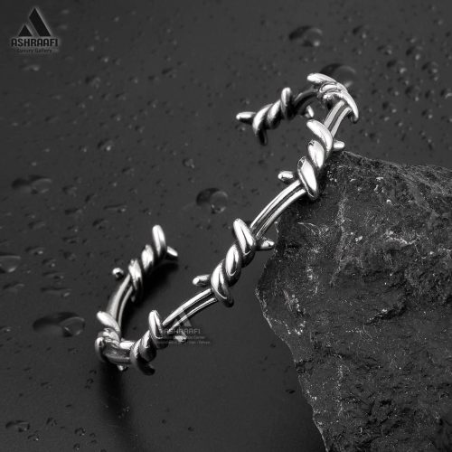 دستبند سیم خاردار مردانه