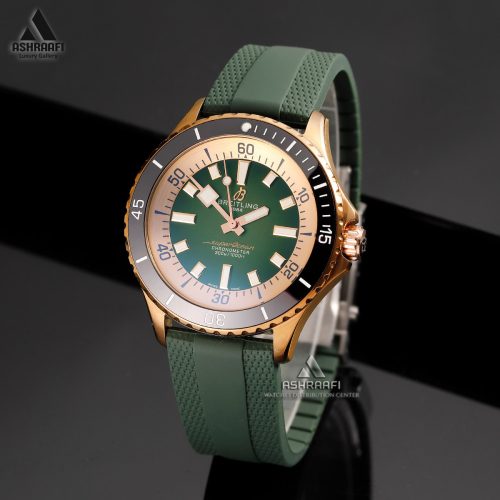 ساعت سبز برایتلینگ صفحه اتوماتیک