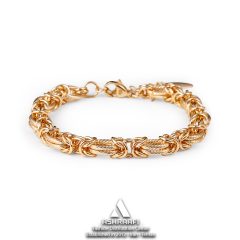 دستبند زنانه زنجیری Byzantine Link Chain Bracelet RG