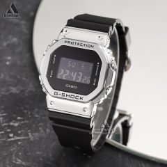 Casio-G-Shock-GMW-B5000-KS-02 ساعت جیشاک مشکی نقره ای