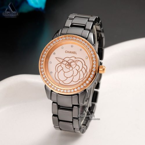 ساعت زنانه شنل نگین دار