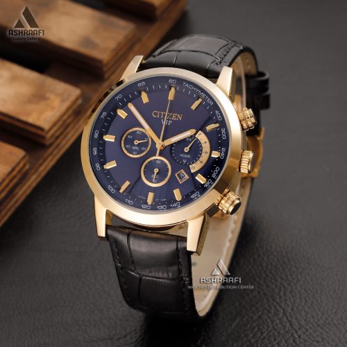 ساعت صفحه سورمه ای مردانه