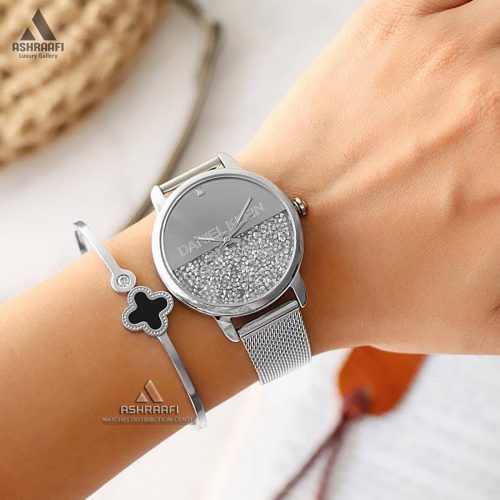 ساعت مچی زنانه بند حصیری Daniel Klein DK.1.12711.1