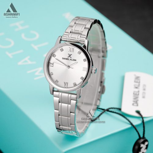 ساعت زنانه تمام نقره ای Daniel Klein DK.1.13773-1