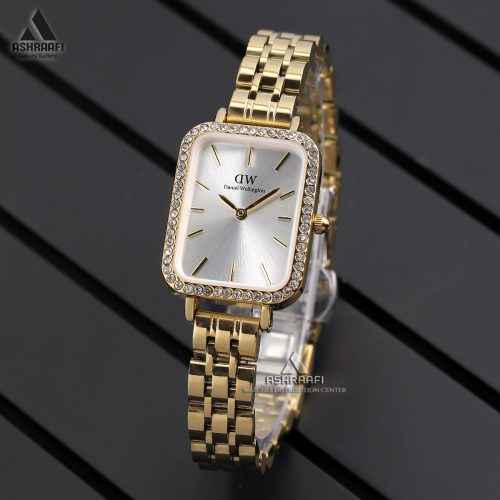 ساعت دنیل ولینگتون طلایی دور نگین