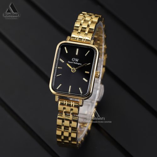 ساعت دنیل ولینگتون صفحه مشکی