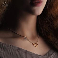 Hollow Heart Necklace G1