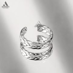 Leaf-Ring-S1-02 انگشتر نقره ای