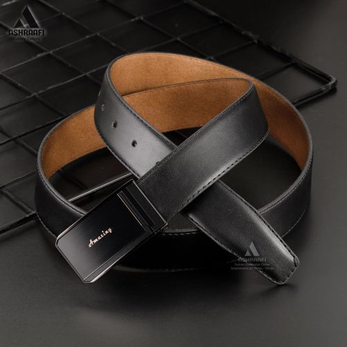 کمربند مشکی مردانه