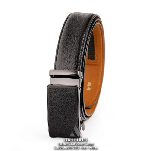 کمربند ساده ریلی Leather Ratchet Belt BL72