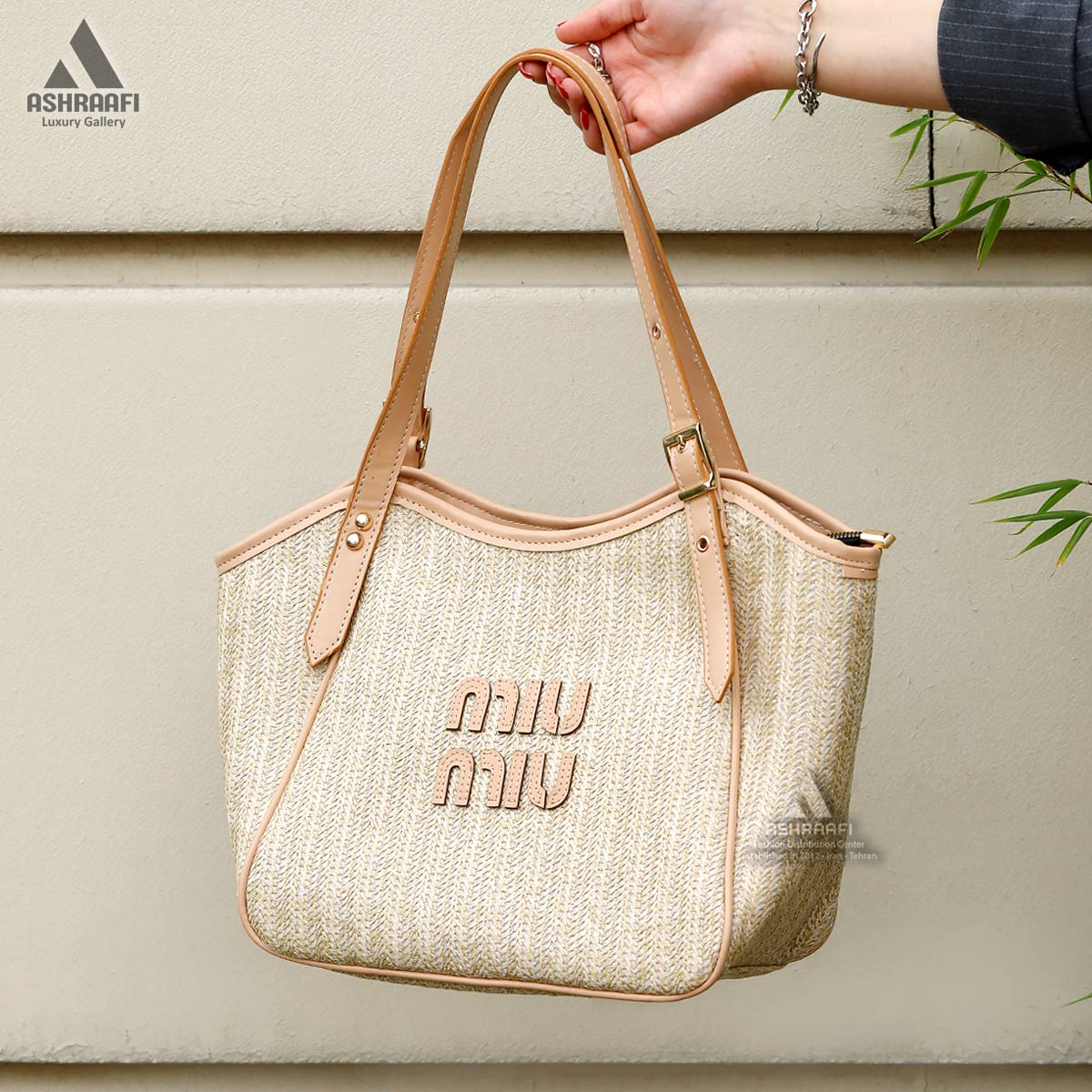 کیف میو میو حصیری Miu Miu Shoulder Bag A02 - گالری اشرافی