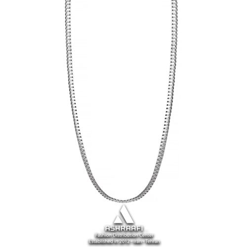Necklace-Chain-S6-01 گردنبند زنجیری نقره ای Necklace Chain S6