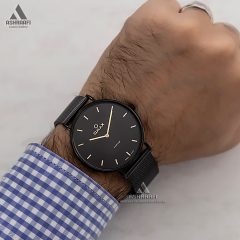 ساعت مینیمال اوماکس مشکی Omax VG02M22I