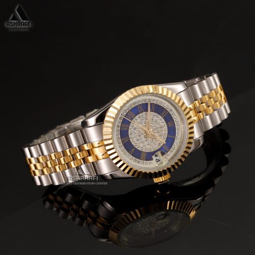 ساعت رولکس دیت جاست کف نگین