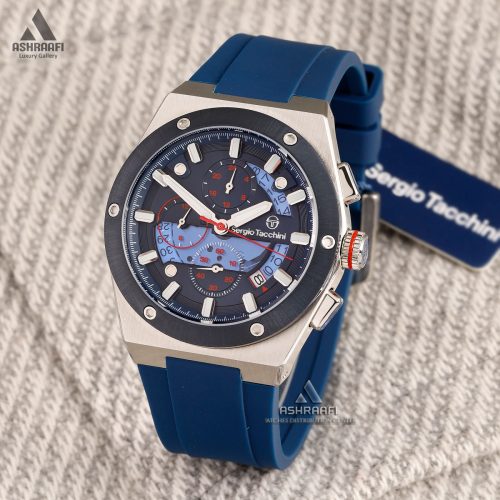 ساعت سورمه ای اورجینال Sergio Tacchini ST.1.10449-2