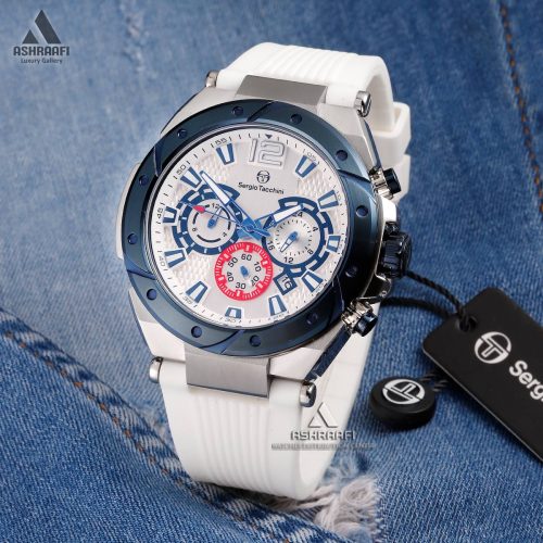 ساعت مردانه سرجیو تاچینی سفید Sergio Tacchini ST.5.10003-5