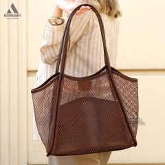 کیف قهوه ای بزرگ