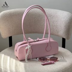 کیف صورتی مستطیلی