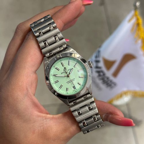 ساعت برایتلینگ زنانه صفحه سبز