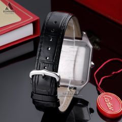 Cartier-Santos-Dumont-SSK9-04 بند چرمی کارتیه