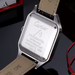 Cartier-Santos-Dumont-SSK9-05 درب پشت ساعت کارتیه