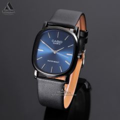Casio-1063-A-08 ساعت کاسیو بند چرمی صفحه مربع
