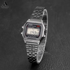 Casio-A159-F1-06 کاسیو نوستالژی مشکی زنانه