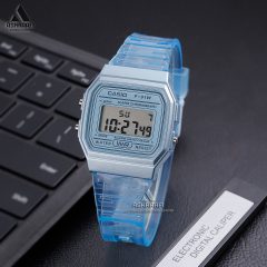 Casio-F-91W-593-05 کاسیو دیجیتالی آبی Casio F-91W-593