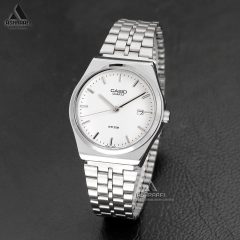Casio-MTP-VC01-5257-03 ساعت کاسیو صفحه سفید مردانه