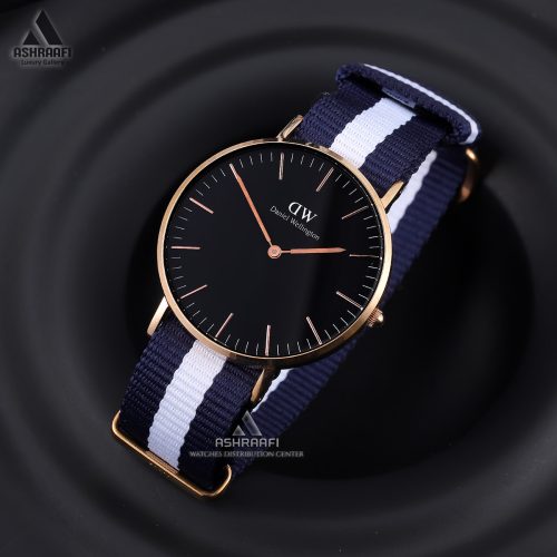 ساعت دنیل ولینگتون سفید سورمه ای