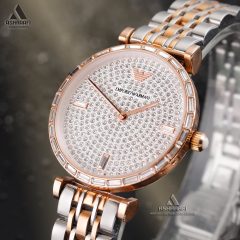 Emporio Armani AR1926-SRG2-02 ساعت نگین دار امپریو آرمانی