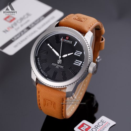 ساعت نیوی فورس بند چرمی