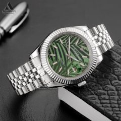 Rolex-Datejust-Green-Palm-41-03 ساعت مردانه رولکس