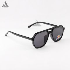 Sunglasses-2381A-03 عینک دودی مشکی با فریم خاص