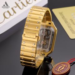 Cartier-De-Santos-G9-03 قفل و بند ساعت کارتیه د سانتوس