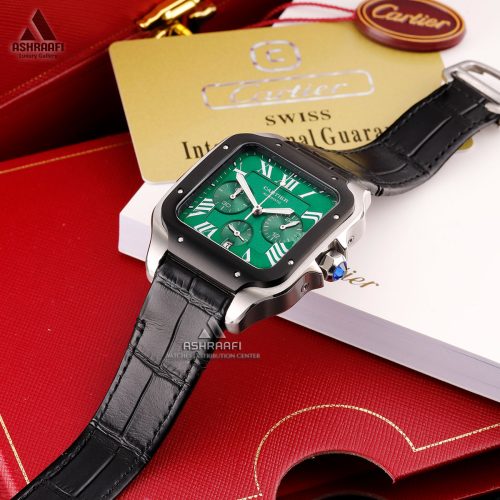 ساعت مردانه کارتیه Cartier De Santos XL Chronograph-GK