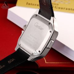 Cartier-De-Santos-XL-Chronograph-GK-04 درب پشت استیل ساعت کارتیه