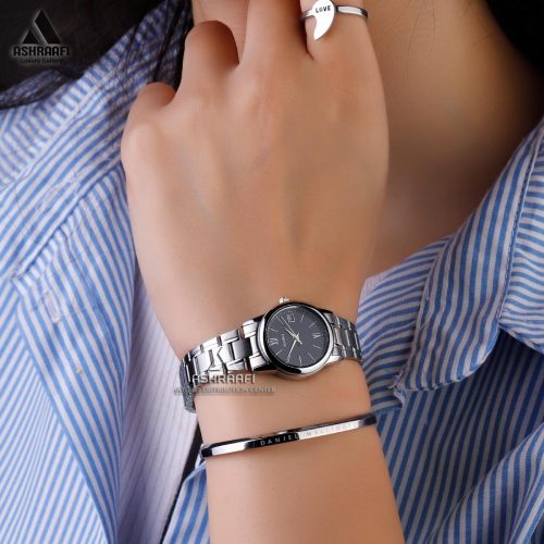 ساعت صفحه مشکی کاسیو Casio-LTP-V002D-1B3