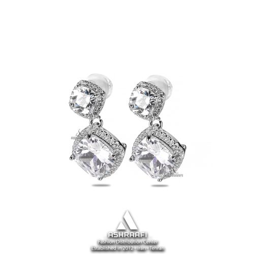 گوشواره زنانه الماسی Diamond Earrings S3