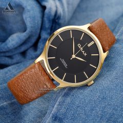 ساعت بند چرمی اورجینال اوماکس CC9033QQ02