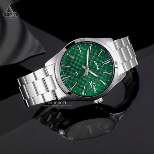 ساعت کاسیو صفحه سبز Casio MTP-VD03D-3A1