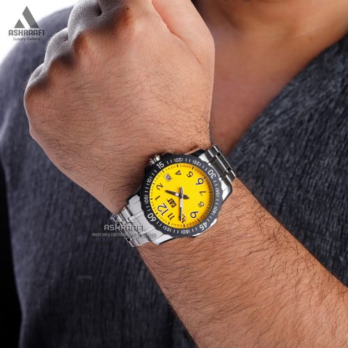 ساعت صفحه زرد کاتر پیلار Cat AP.141.11.717