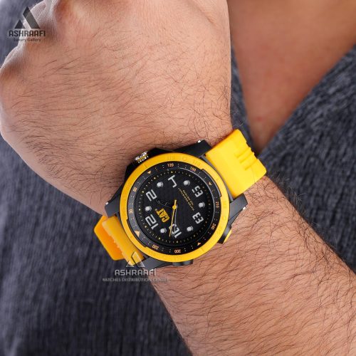 ساعت بند زرد کاتر پیلار Cat LP.160.27.131