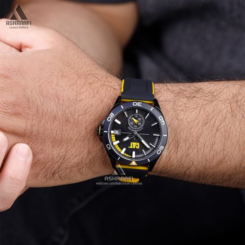 ساعت صفحه مشکی کاتر پیلار Cat QD.161.21.127