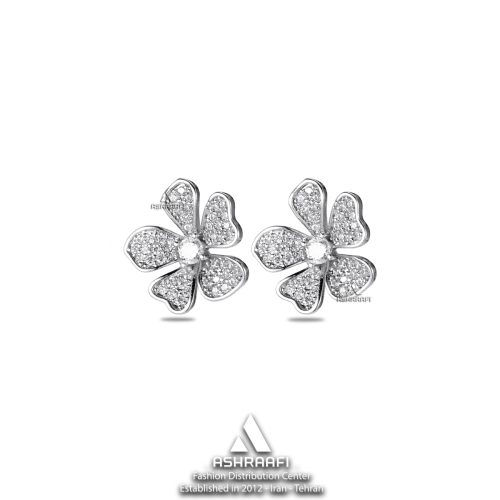 گوشواره زنانه طرح گل Flower Earrings SD1