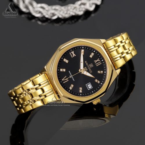 ساعت طلایی اورجینال Naviforce NF5052GK