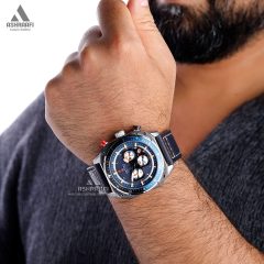 ساعت بند سورمه ای Naviforce NF8057SB