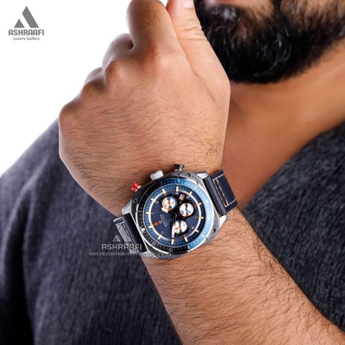 ساعت بند سورمه ای Naviforce NF8057SB