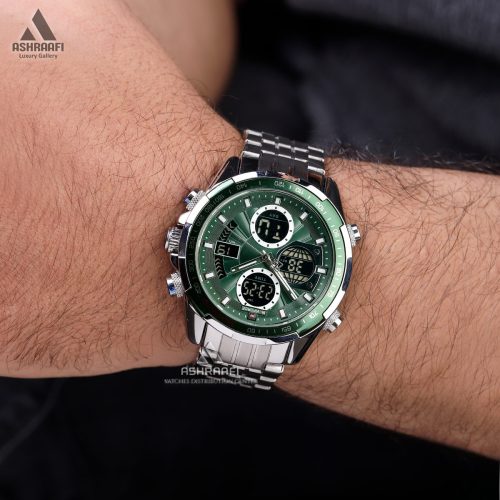 ساعت صفحه سبز نیوی فورس Naviforce NF9197GSS