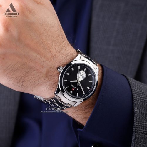 ساعت صفحه مشکی نیوی فورس Naviforce NF9231SK